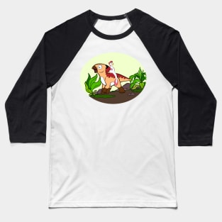 Little Dinosaurs - Melodi's Ride Baseball T-Shirt